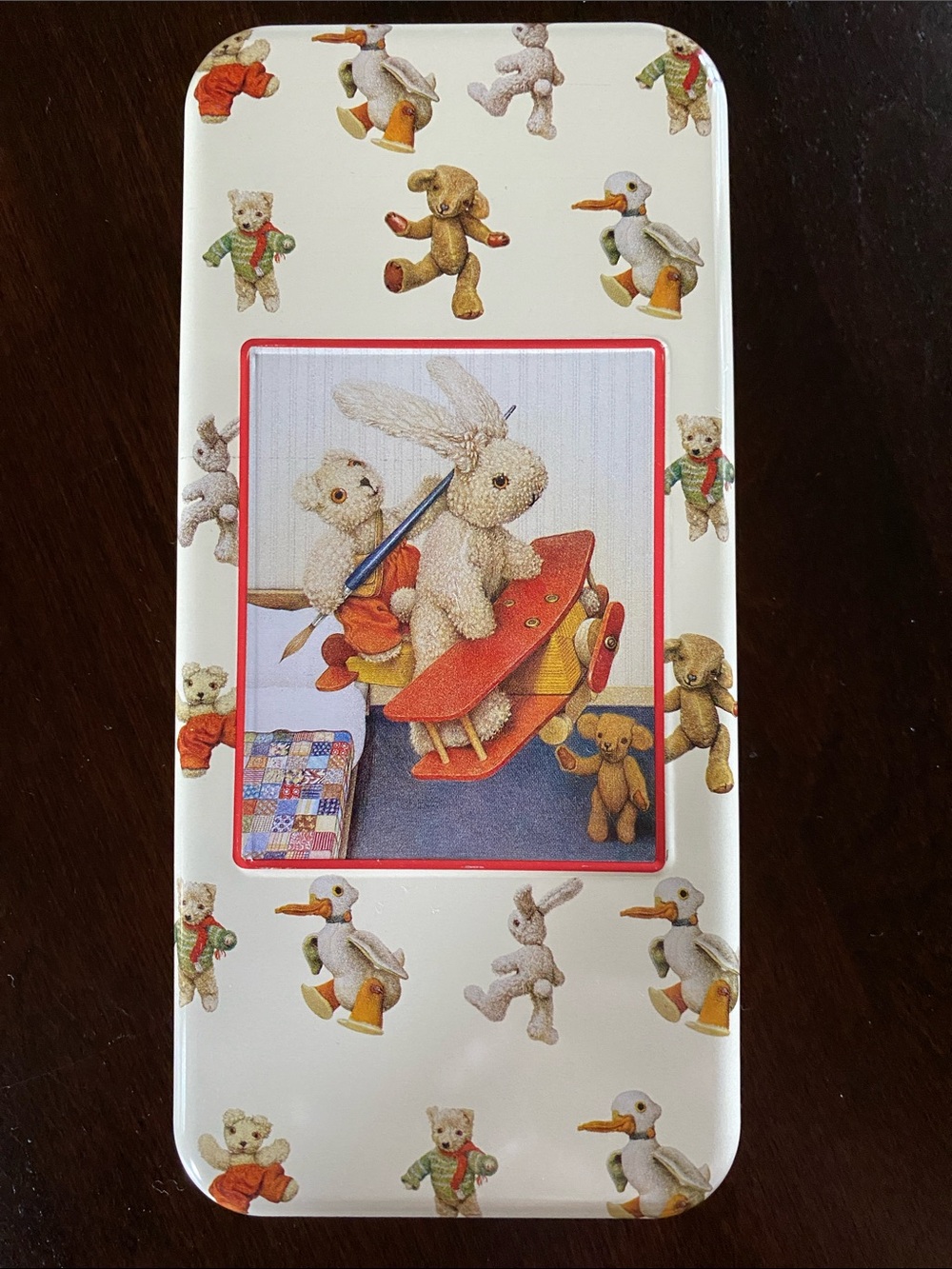 Jane Hissey Decorative Teddy Bear Tin